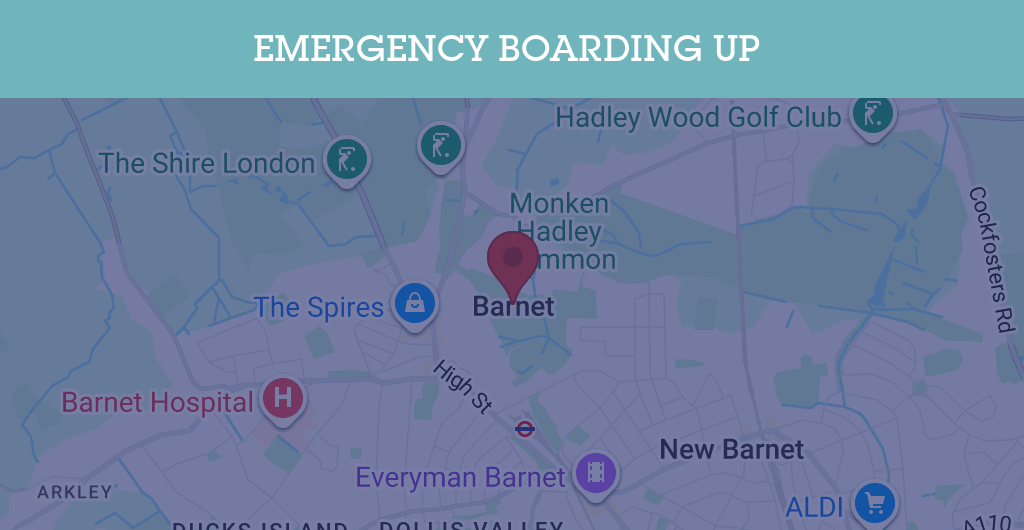 Emergency Boarding Up Services in Barnet - N postcode